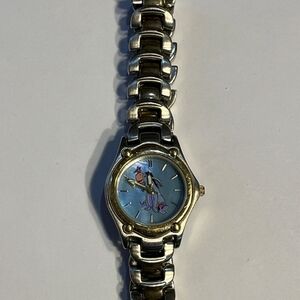Retro Disney Eyore Watch Silver And Gold Tone MU0670 Discontinued